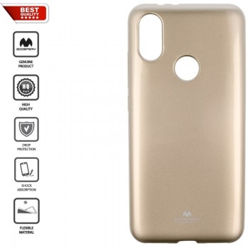 Auksinės spalvos goospery silikoninis 1.5 mm. storio dėklas  (Huawei P SMART 2019/HONOR 10 LITE)